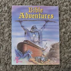 Bible Adventures manual for Nintendo NES game in Excellent Condition 

