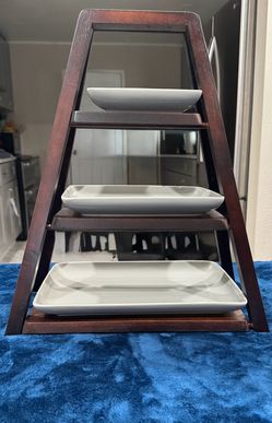Three tier serving platter