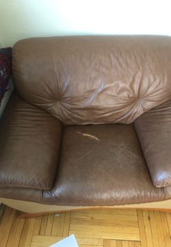 Leather couch