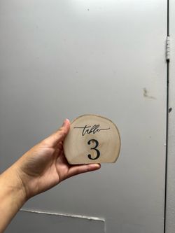 Table Numbers