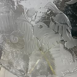 Crystal Nativity Scene