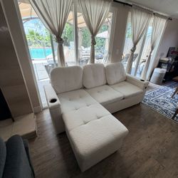 New! L shaped Sleeper Pull Out Sofa 