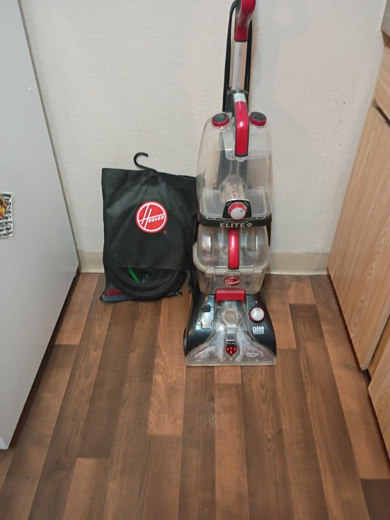 Hoover Power Scrub Pet Elite Carpet Shampooer With Attachments $25 OBO