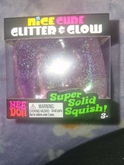 NICE CUBE "GLITTER &GLOW SQUISHY