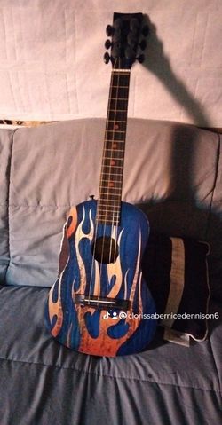 Medium Size Beginners Acoustic Guitar
