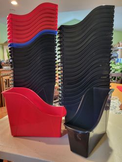 $2 each Connecting Bins for books, papers, files magazines, etc