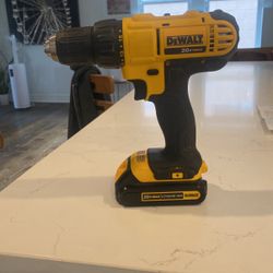 DEWALT  20V Max  Drill  w/ New Battery.   - $40