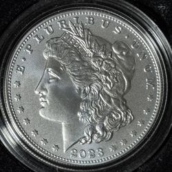 2023 P MORGAN DOLLAR $1 SILVER COMMEMORATIVE PHILADELPHIA OGP BOX COA