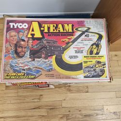 TYCO A-TEAM SLOT CAR SET