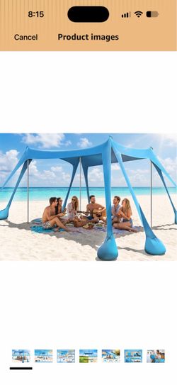 Large Beach Canopy Sun Shade Tent
