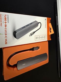Hyperdrive tube 6-in-1 usb c hub grey