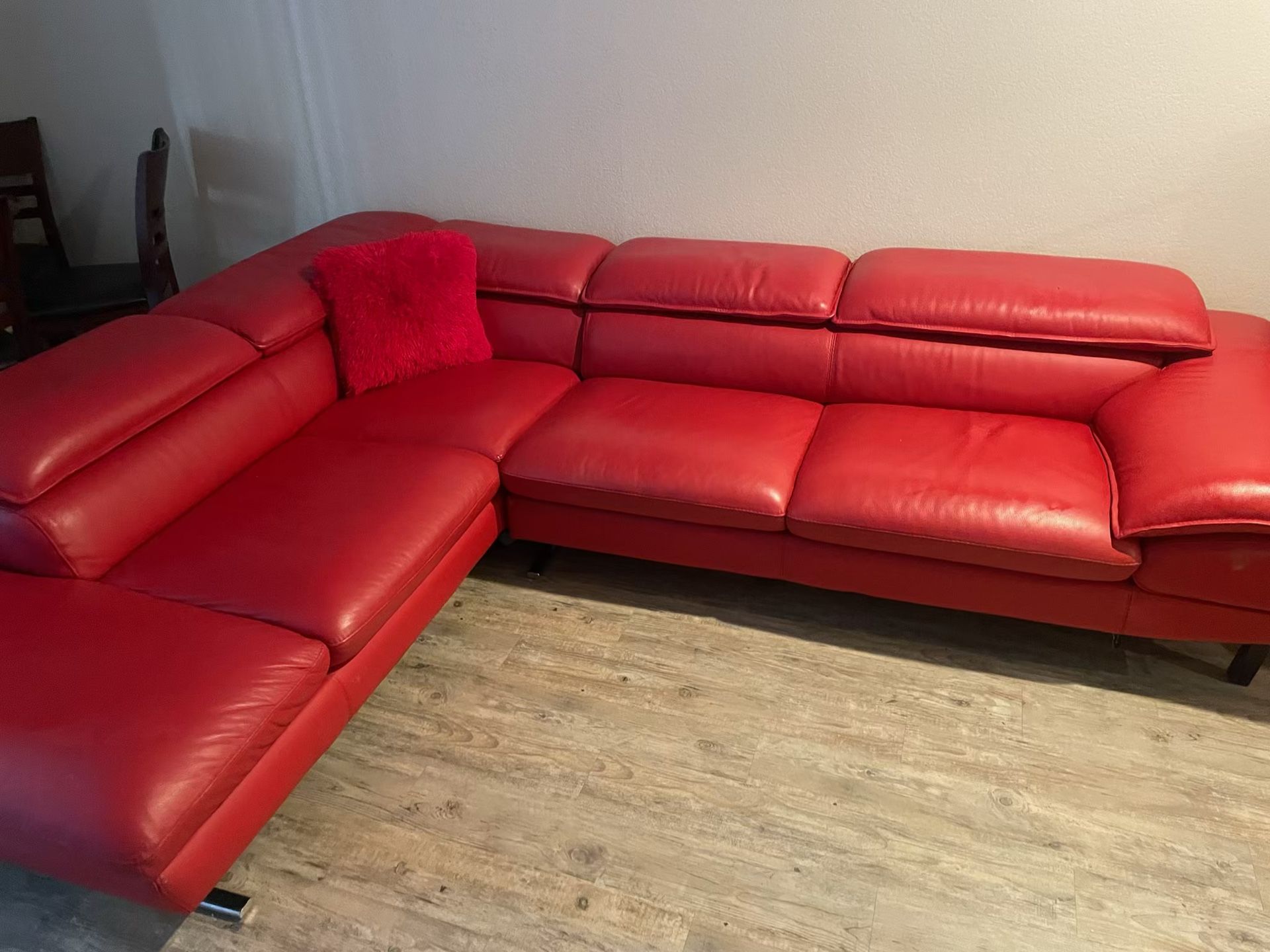Genuine Italian Leather Couch