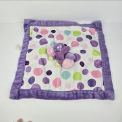 Carter's Purple Baby Butterfly Lovey Security Blanket 14" Stuffed Animal