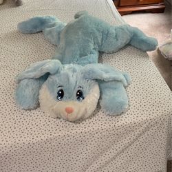 PLUSH BLUE RABBIT 