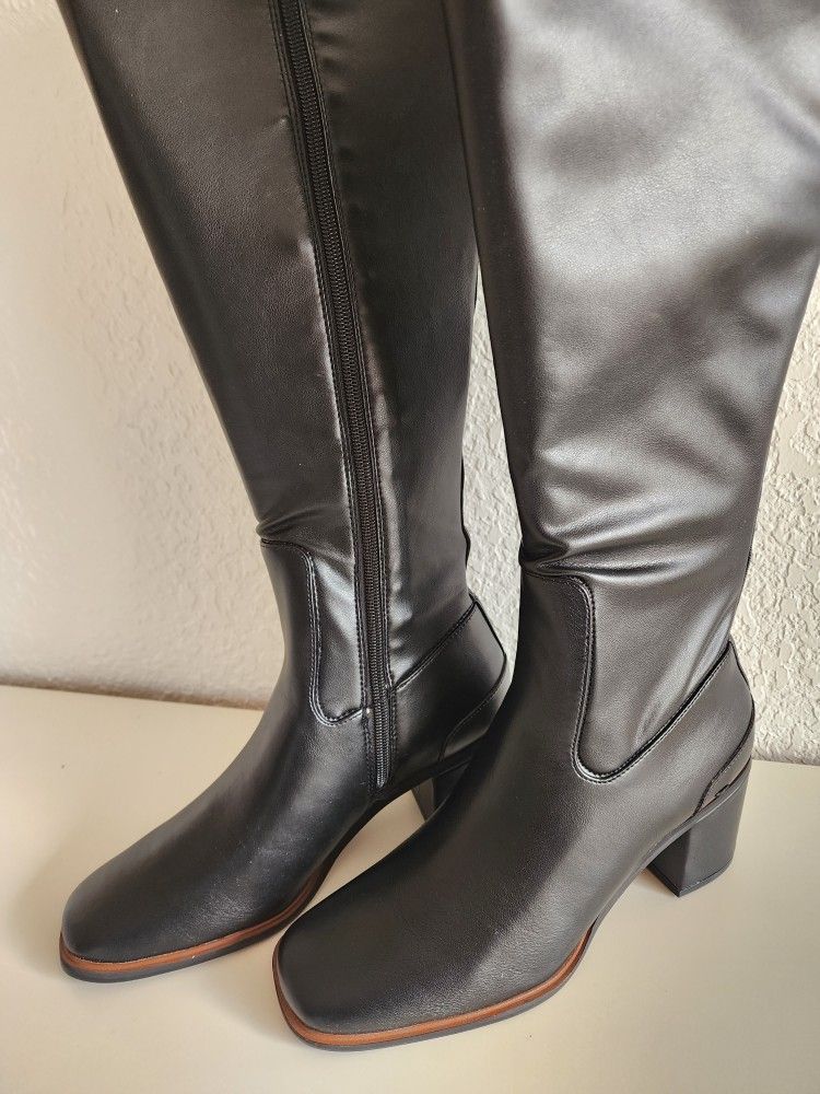 Franco Sarto Women's A-Figaro Tall Boots Knee High Size 8.5