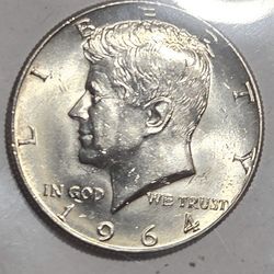 1964 D  Kennedy Half Dollar