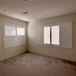 Custom Solid Wood Shutters for Windows, Sliding Doors & Closet Doors - Licensed & Professional Installation (Persianas de Madera para Ventanas)