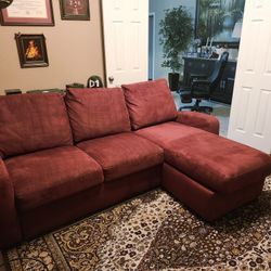 Crate & Barrel 2009 L Shaped Sleeper (Queen) Sofa.