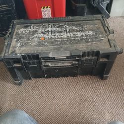 Tool Box W/ Dremles And Parts