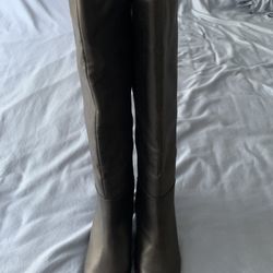 Attention Women's Hanson Knee Height Fashion Boots, Black, Size 8M 