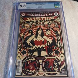 CGC 9.8 Justice League #26 Variant Cover (2017) DC Comic