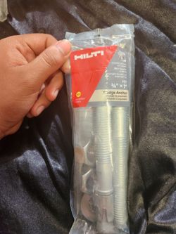 HILTI "3/4" × "7" Wedge Anchor never used