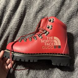 Gucci x North Face Hiking Boots