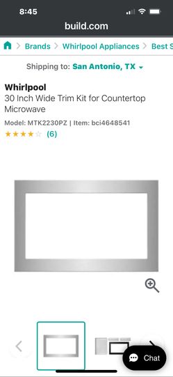 Stainless Steel Microwave Trim Kit