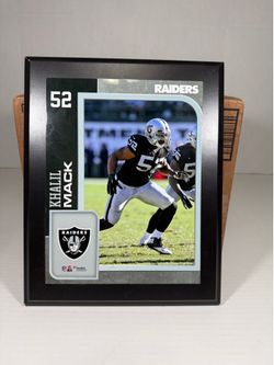 Khalil Mack, Oakland Raiders plaque