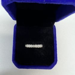 CZ Silver Eternity Ring