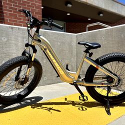 HOVSCO HovAlpha 26" Step-Thru Fat Tire E-Bike – Long Range & All-Terrain Use