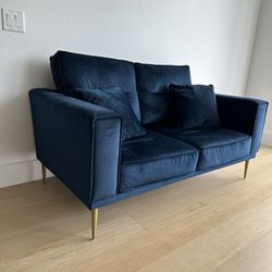 Small Blue Sofa