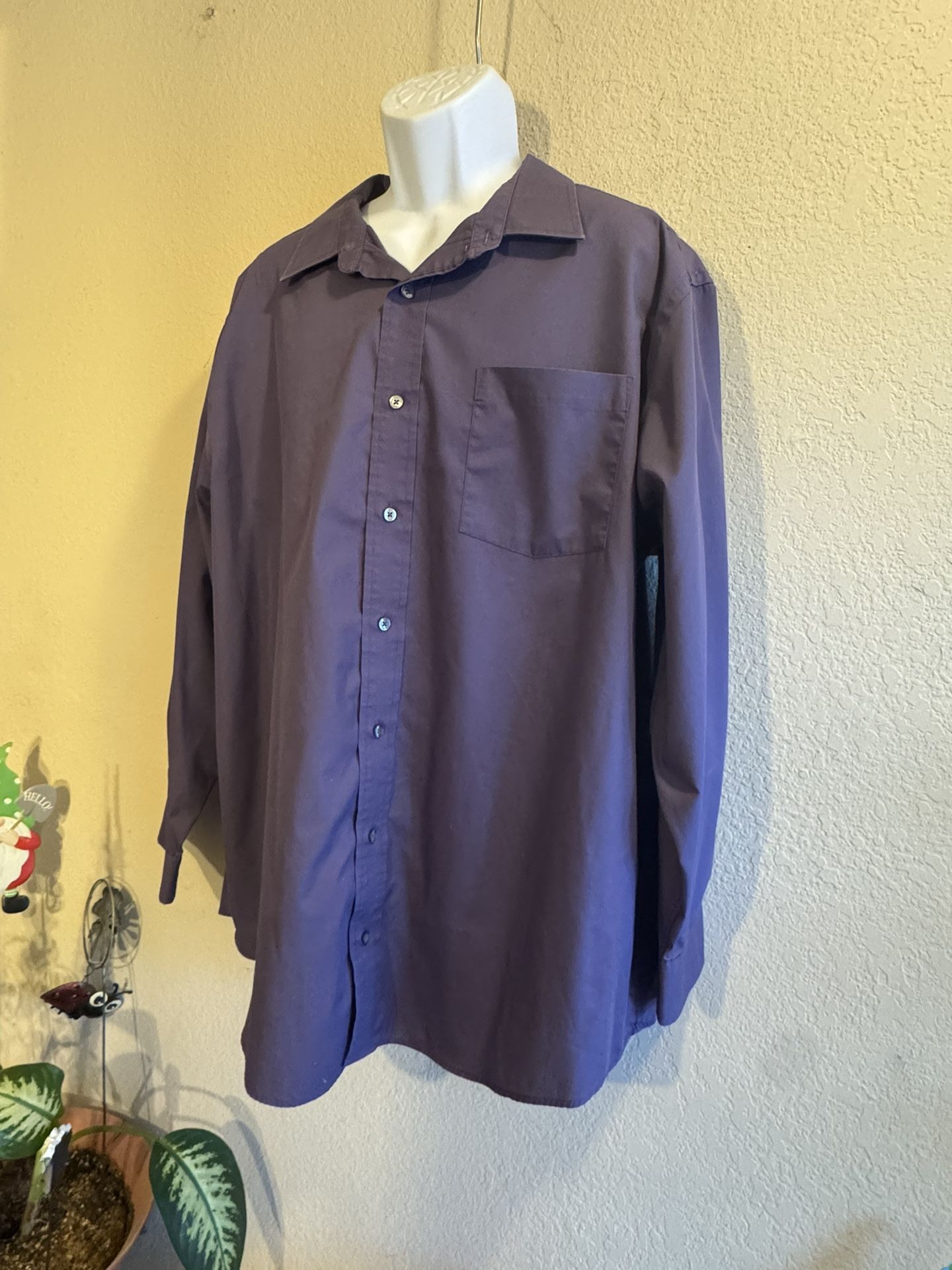 3 Different Men Dressy Shirts Size 2XL