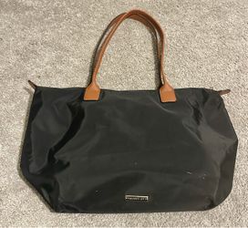 Madden Girl Black Nylon Tote Bag