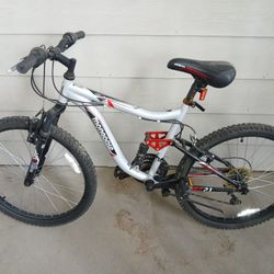 24" Multi Speed Full Suspension Mongoose
