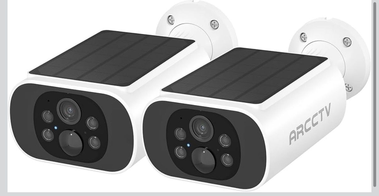 Brand new ARCCTV Solar Security Camera Outdoor Wireless