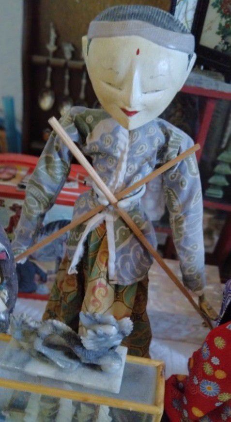 Very Rare Antique Indonesian  Puppet Doll From Siam