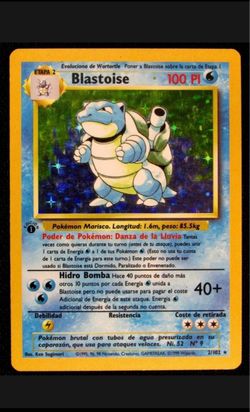 1st edition Spanish Blastoise