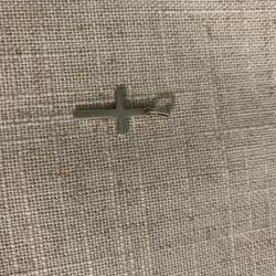 Silver 925 Cross Pendant Charm 1 Gr