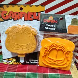 Garfield Ice Cream Mold And Sandwich Press $7 A Set 