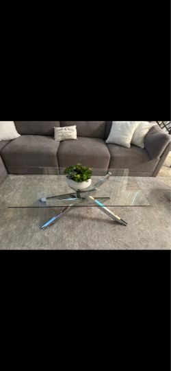 Glass coffe table