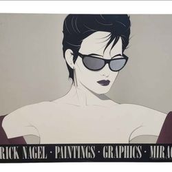 Patrick Nagel Vintage 1983 Mirage Gallery Poster – Paintings & Graphics – 33.5" x 23"