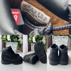 Kids Timberland Premium Waterproof Boots – Toddler Size 8 (EU 25) Black