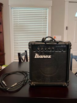 Small Ibanez Bass Amplifier with Jack