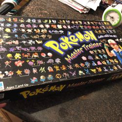 Pokémon Master Trainer Board Game- 1998 Complete