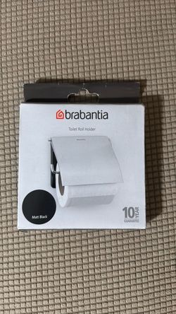 Brabantia Matt Black Toilet Roll Holder