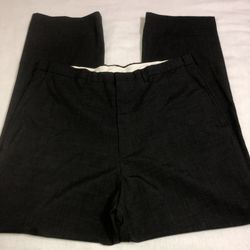 Men’s Haggar charcoal black dress pants/slacks 38x34