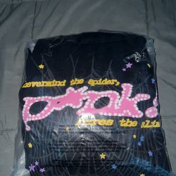 Black Sp5der Punk Hoodie