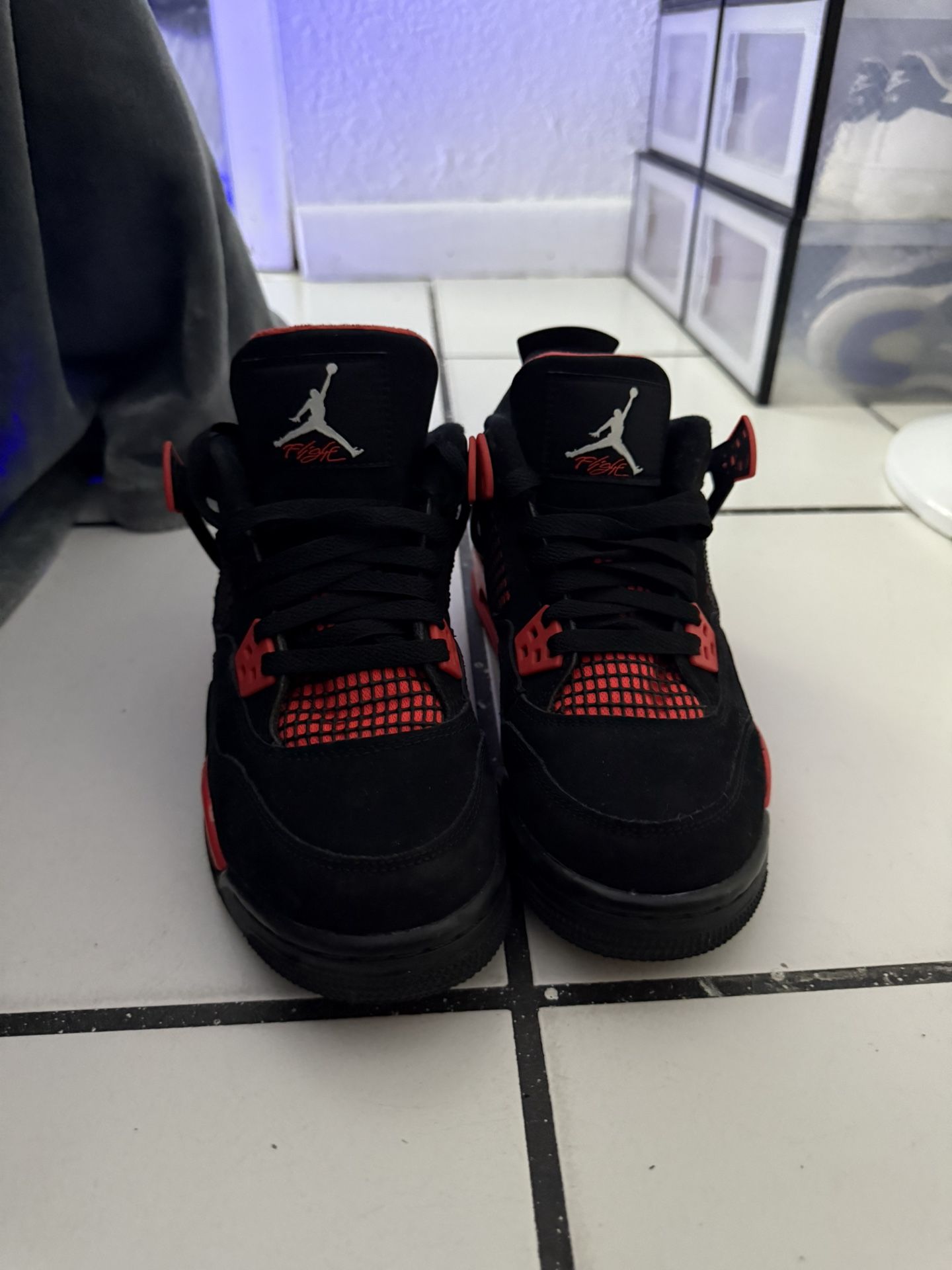 Red Thunder Jordan 4s GS Size 6 NO BOX!