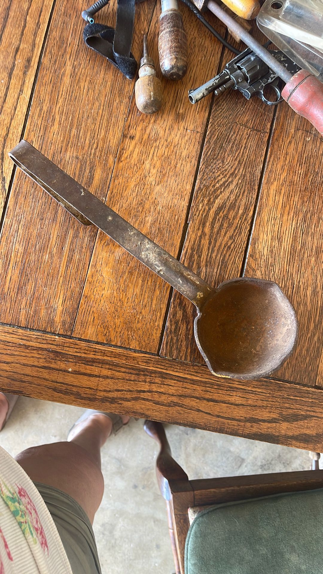 13” L Iron Smelting, Blacksmith, Ladle